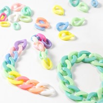 율아트 체인비즈 마스크 스트랩 만들기 비즈공예 재료, 투명 특대