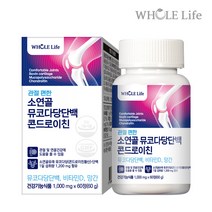 홀라이프 관절편한 소연골 뮤코다당단백 콘드로이친 60정(1개월분), 단품
