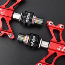 MUQZI 퀵 릴리스 페달 홀더 티타늄 합금 스테인레스 스틸 익스텐더 MTB 도로 접이식 자전거 어댑터, 06 StainlessSteel Color