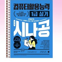 2023 시나공 컴퓨터활용능력 1급 실기 - 스프링 제본선택, 본책4권 제본