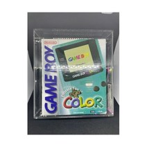 고전게임기 1999 닌텐도 게임보이 컬러 콘솔 - Teal NEW CIB! 신상품! VGA 민트 85+