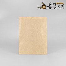 용기는요기 크라프트 2호 ~ 4호 KP 종이봉투 디저트봉투 무지봉투 식품봉투 튀김 고로케 꽈배기 호떡 도넛 군밤 붕어빵 군고구마 봉투 (1000매), KP 3호 식품지 봉투 (1000매)