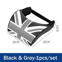 bmw목쿠션 BMW 미니 쿠퍼용 자동차 목 베개 PVC 가죽 받침 쿠션 인테리어 액세서리, 03 black and gray