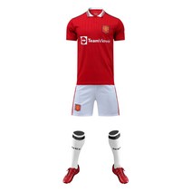 FANSYLI 새로운 맨체스터 홈 2223 시즌 저지 C Rowingard B 요금 반팔 축구 저지 축구 유니폼 7F, 어린이 크기 26, 다른 사용자 정의 참고