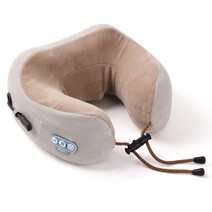 제스파 폼폼 목 어깨 쿠션형 안마기 브라운 ZP2563, ZP2563BR(브라운)