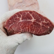 [ 수입 통부채살 원육 2.7kg 내외 ] 텍사스 브리스킷 풀드포크 폴드포크 스테이크고기, 1.9kg - 부채살