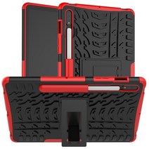 갤럭시탭s7 케이스 북커버 파우치 젤리 키보드 커버 EF-DT970UBKGKR S6 백, 협동사, 탭 S7 FE 12.4, 빨간색