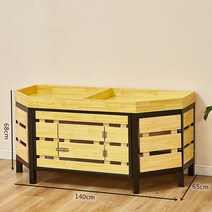 야채 진열대 과일 마트 매대 빵 가게 정리대 벽 전시, 단일 엔드 유형 두꺼운 나무 상자