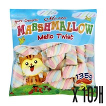 미성 멜로 머쉬멜로우 멜로우 트위스트 135g, x10개