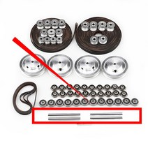 벨트 풀리 VORON 세트 GT2 오픈 타이밍 2GT 샤프트 베어링 625 F695 2RS 모션 16T 80T 20T 톱니, 13.4pcs  Shaft 5x60mm