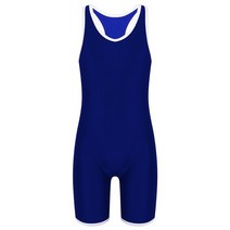 레슬링복 레슬링 타이즈 바디 슈트 choomomo 키즈 보이즈 라운드 넥 민소매 레이서