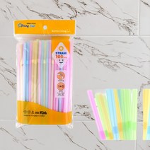 COLOR 파스텔컬러 빨대 빨떼 빨때 카페 집 자바라 타입