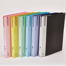 더존FK 클리어 3공 O링 화일 20매40매60매 클리어파일, 60매, 흑색