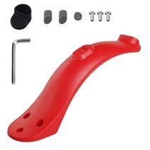 전동킥보드 부품 수리 호환 Xiaomi m365pro 전기 스쿠터 용 리어 펜더 mijia mi 1s 스쿠터 용 short ducktail 리어 머드 가드 백 윙 미등, 빨간색