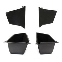 계단 리프트 테슬라 모델 Y 2023 트렁크 사이드 보관함 카고 컴 파트먼트 라이너 TPE 박스 부트 오거나이저, 01 Bins Handle Lids