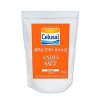 셀루살 안데스 호수 고운 소금, 2.5kg, 3개