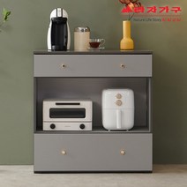 라자가구 위드 모노 800 서랍 주방수납장 렌지대 cr066, 그레이