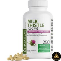 여성갱년기영양제 에스트로겐 여성호르몬 갱년기에좋은영양제 약 밀크씨슬 1000mg 실리마린 마리아넘 민들레 뿌리, 250캡슐, 1개