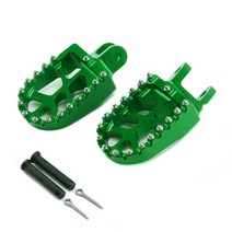 견고한 풋페그 혼다 CR80R XR250R XR400R XR650L CRF1000L DTC CR XR 오토바이, 02 green
