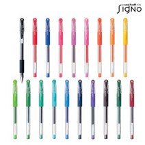 유니볼 시그노 0.38mm 겔잉크 중성볼펜 UM-151-38, 1개, 다크그레이
