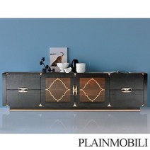 플레인모빌리 [UMB][플레인모빌리] 아르티장 하이글로시 거실장, 단일옵션