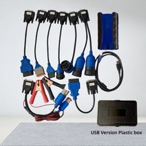 자동차도구수리 도구 상자 공구 자동차도구수리 USB 블루투스 디젤 트럭 진단 OBD 오류 진단 감지기 NEXIQ 2 링크 스캐너 도구, 2.USB Plastic Box