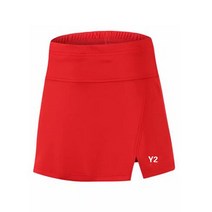 스키장비 숏스키 짧은 미니 쇼트 플레이트 탁구 숙녀 스커트 바지 여성 여름 빠른 드라이 러닝 스포츠 휘트, 03 Red_01 XS