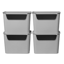 [하우스버디]점보 리빙박스/대형4개, 그레이, 4개