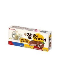 칠성 사무실 탕비실 롯데 명가찰떡파이 과자 세트 간식 추천 210G 2개, 2세트