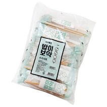 아이존 밥이 보약 수저세트 50P 블랙 화이트 / 일회용품 캠핑 테이크아웃 배달 업체