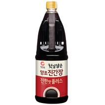 청정원 햇살담은 양조 진간장 진한맛플러스 BOX, 1.7L, 1개