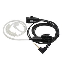 TM-EM1000 더뮤 경호이어마이크 HYT TC-320 무전기용 국산브랜드 귀가편한 리시버 THEMU TALKABOUT타입 1핀