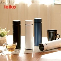 레이코 터치 LED 온도계 보온병 450ml 텀블러