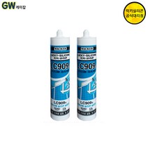 럭키 바커 바이오 신에츠 실리콘모음 5개, LC909 비초산 실리콘 투명 5개