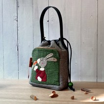 바이핸즈 diy키트 가방만들기 퀼트패키지 캐롯 스트링백, 1개