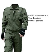 작업복 청소복 방진복 근무복 스즈끼 작업복 정장 남성용 여름 얇은 노동 보호 의류 면화 내마모성 화상, 05 5_01 S