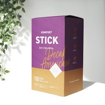 디카페인 맛집 컴포어 스틱커피 디카페인아메리카노(100스틱), 1개