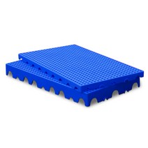 플라스틱 깔판 냉동창고 받침대 바닥재 습기방지 패드, 두꺼운다이아몬드1000x500x50mm