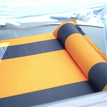 1분 자동충전매트 에어매트 자충 캠핑 매트 차박 싱글, 블랙