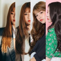 픽앤웨어 여성 똑딱이 고열사 헤어피스 4가지 스타일 긴머리 패션 가발, 블랙, 루즈웨이브, L 사이즈 (30cm／똑딱이5개), 1개