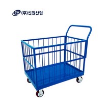 이동카트 적재량 빨래카트 사륜망카 운반카트 업소