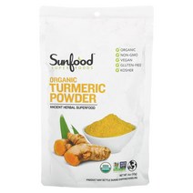 선푸드 Sunfood 오가닉 강황 분말 113g(4oz), 1개