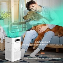공기 청정기 음이온 발생기 냄새 제거기 유해 헤파 필터 침실용, Purifier with Filter, 단일옵션