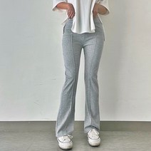 여성 부츠컷 핀턱 레깅스 9부 나팔 스판 밴딩팬츠 트레이닝바지