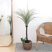고급 인조나무 조화화분 드라세나 드라코 130cm, 없음
