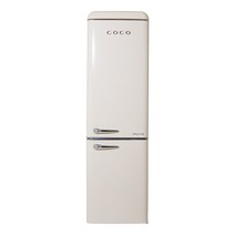 [COCO] 코코일렉 소형 미니 레트로 냉장고 CET27CM 270L, 아이보리