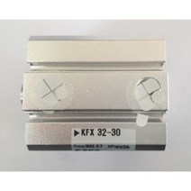 에어실린더 KFX32-20 에프텍 박형실린더, KFX32-20 (암나사), 1개