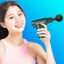 메이크맨 마사지건 안마기 마사지기 어깨 목 허리 등 팔 기계 진동 미니 승모근 마사지 전신, 그레이