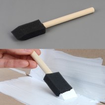 2.5cm 스펀지 붓 페인트 스폰지 브러쉬 폼 브러시 리폼 미술, 1개