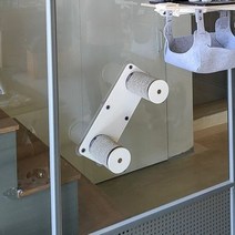 [브리스캣] 윈도우캣 창문에 붙이는 흡착식 창문캣타워 창문선반 낭만뷰 캣워커 캣폴 CWP04, 그레이